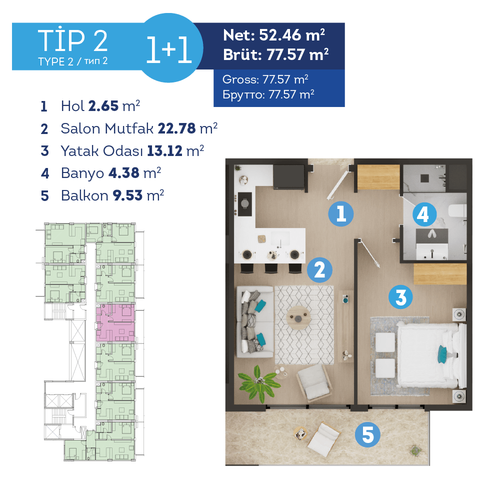 MB-Azure-Resort-ornek-daire-plani-02